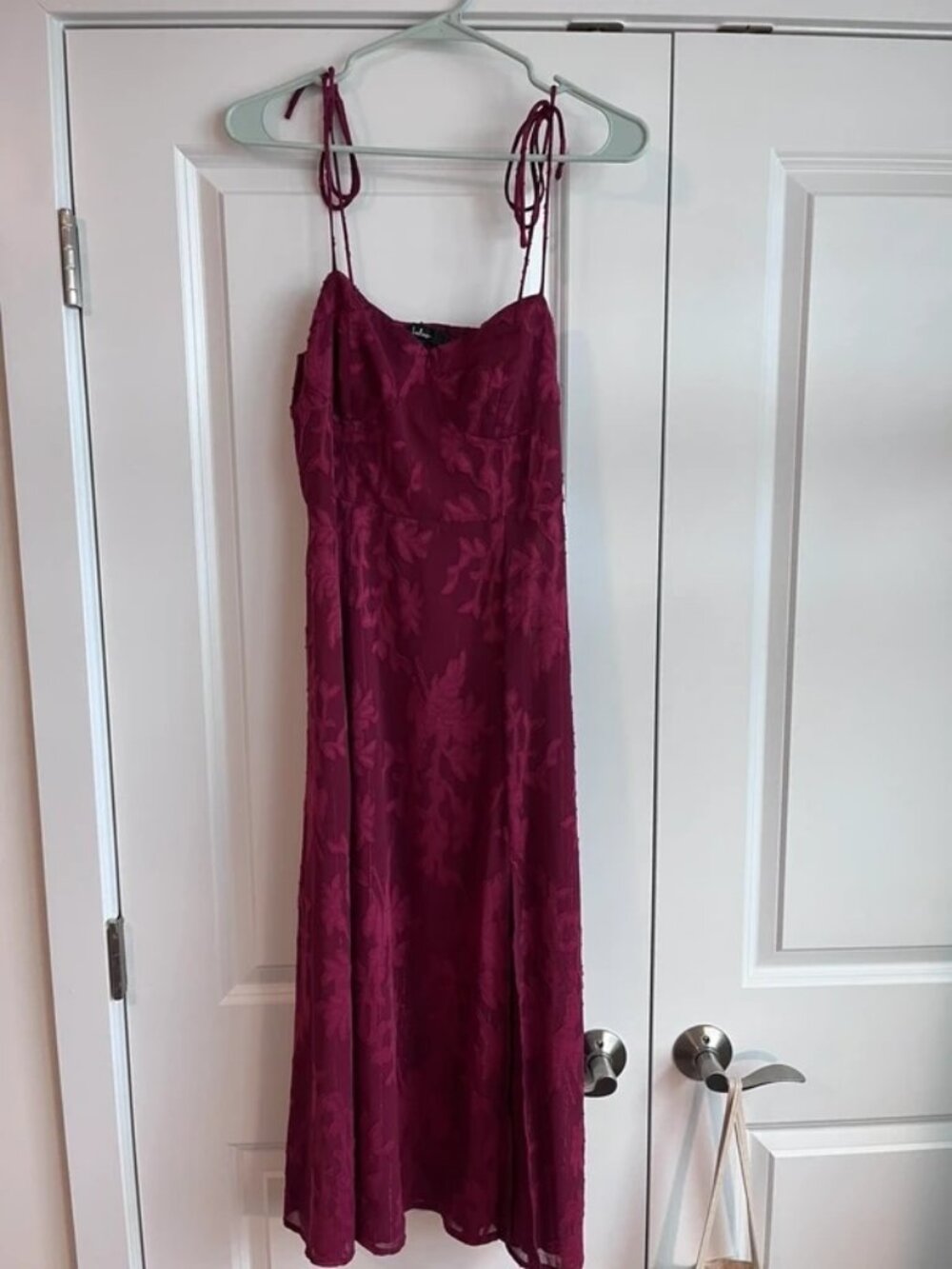 Burgundy Lulus dress